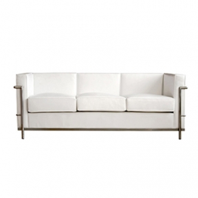 Sofá 3 lugares Le Corbusier