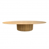 Mesa Oval Japandi