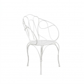 Poltrona de Ferro Melissa Branca