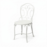 Cadeira de Ferro Bleu Branco