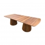 Mesa Caetê - Retangular Ripada Sucupira