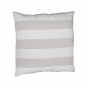 Almofada Listrada Rústica Bege