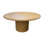 Mesa Redonda Resina Sand Bege Pequeno