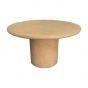 Mesa Redonda Resina Sand Bege Grande